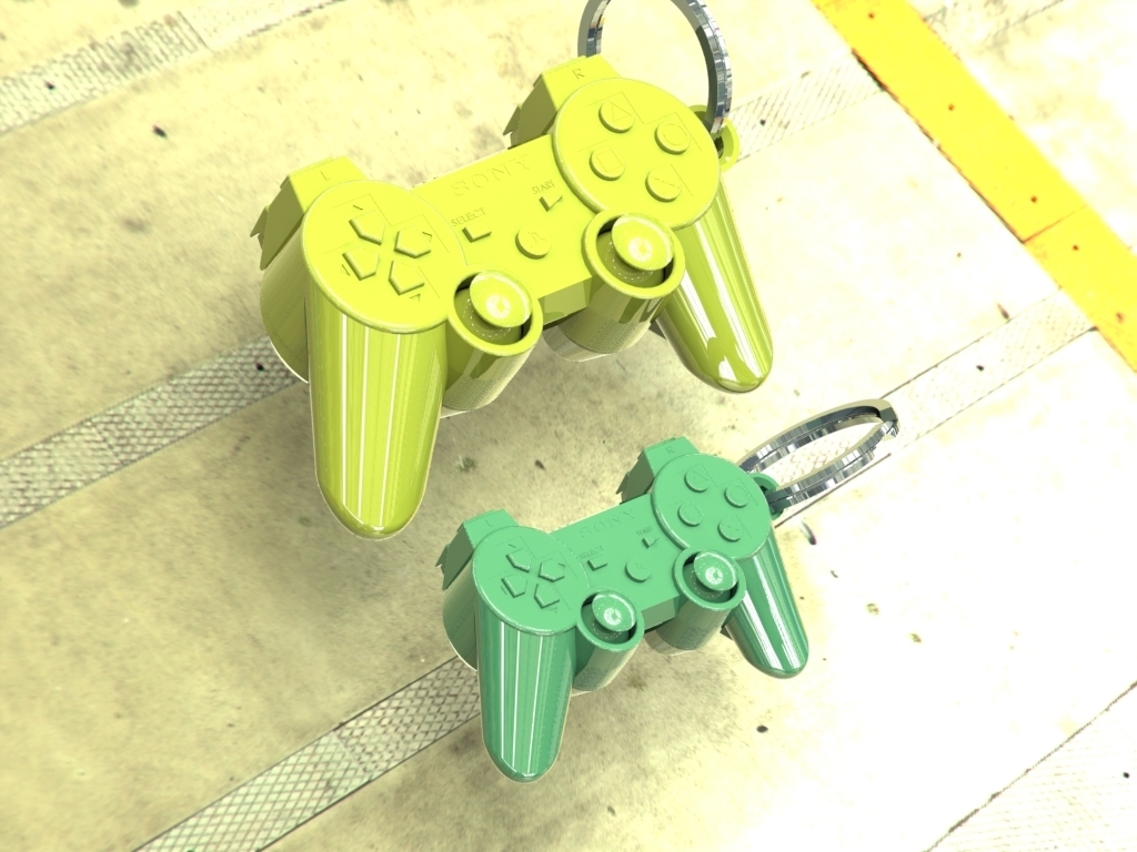 Porte-clés Sony PlayStation 2 PS2 – Imprimé 3D – Modèle Ornement Miniature – Neuf
