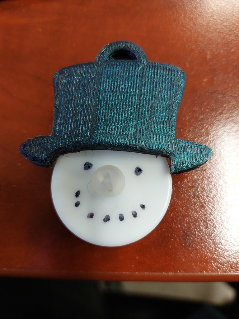 Free 3D file Tea light snowman hat 🫖・3D print design to download・Cults