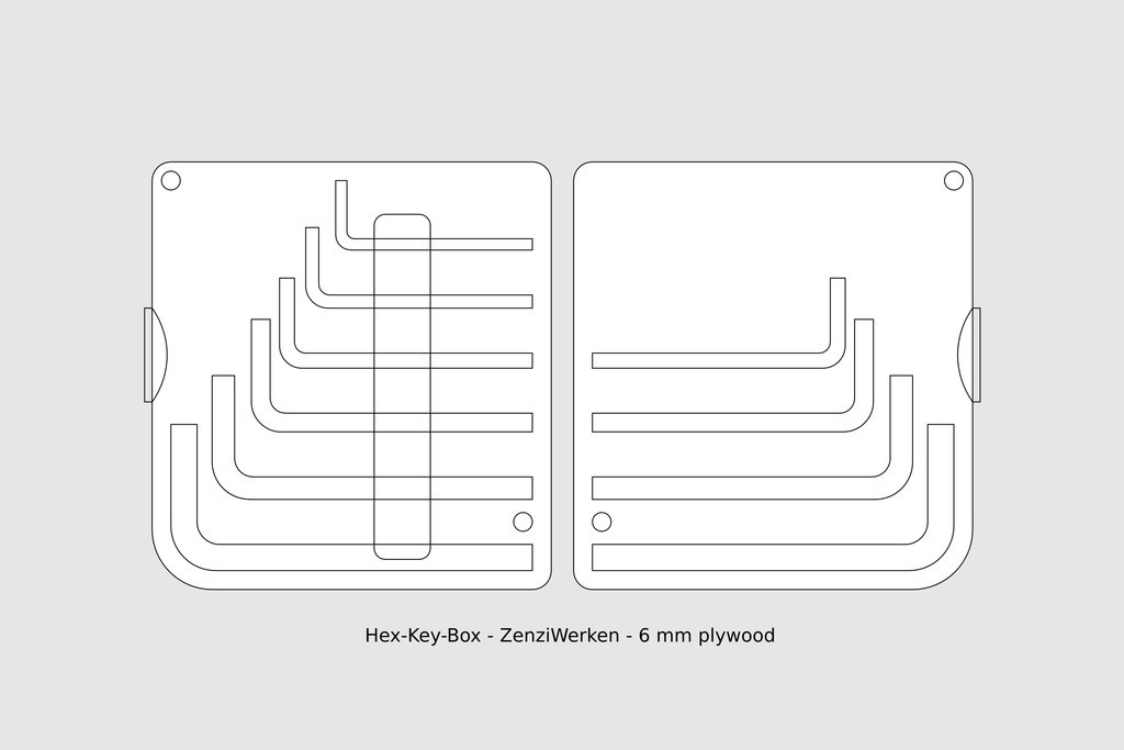 Key Box Stl File Бесплатный STL файл Hex Key Box cnc・Модель 3D-принтера для скачивания・Cults