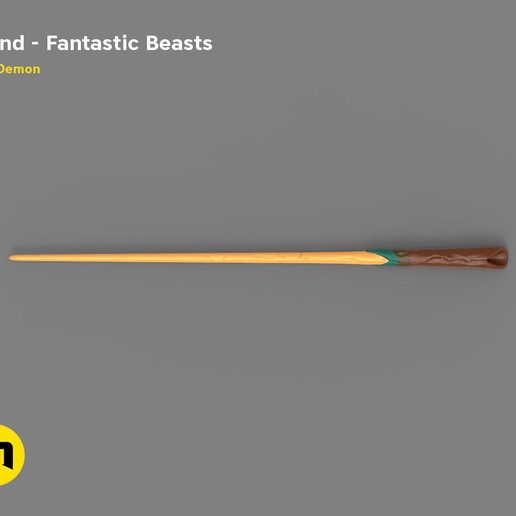 Download STL file Wand Newt Scamander ・ Cults