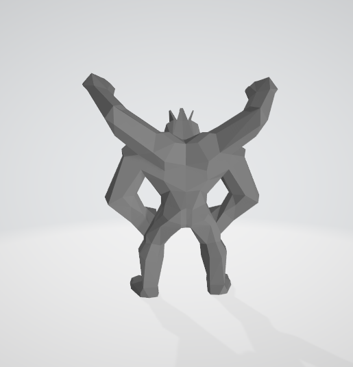 Файл STL Machamp Low Poly Pokemon・Шаблон для загрузки и 3D-печати・Cults