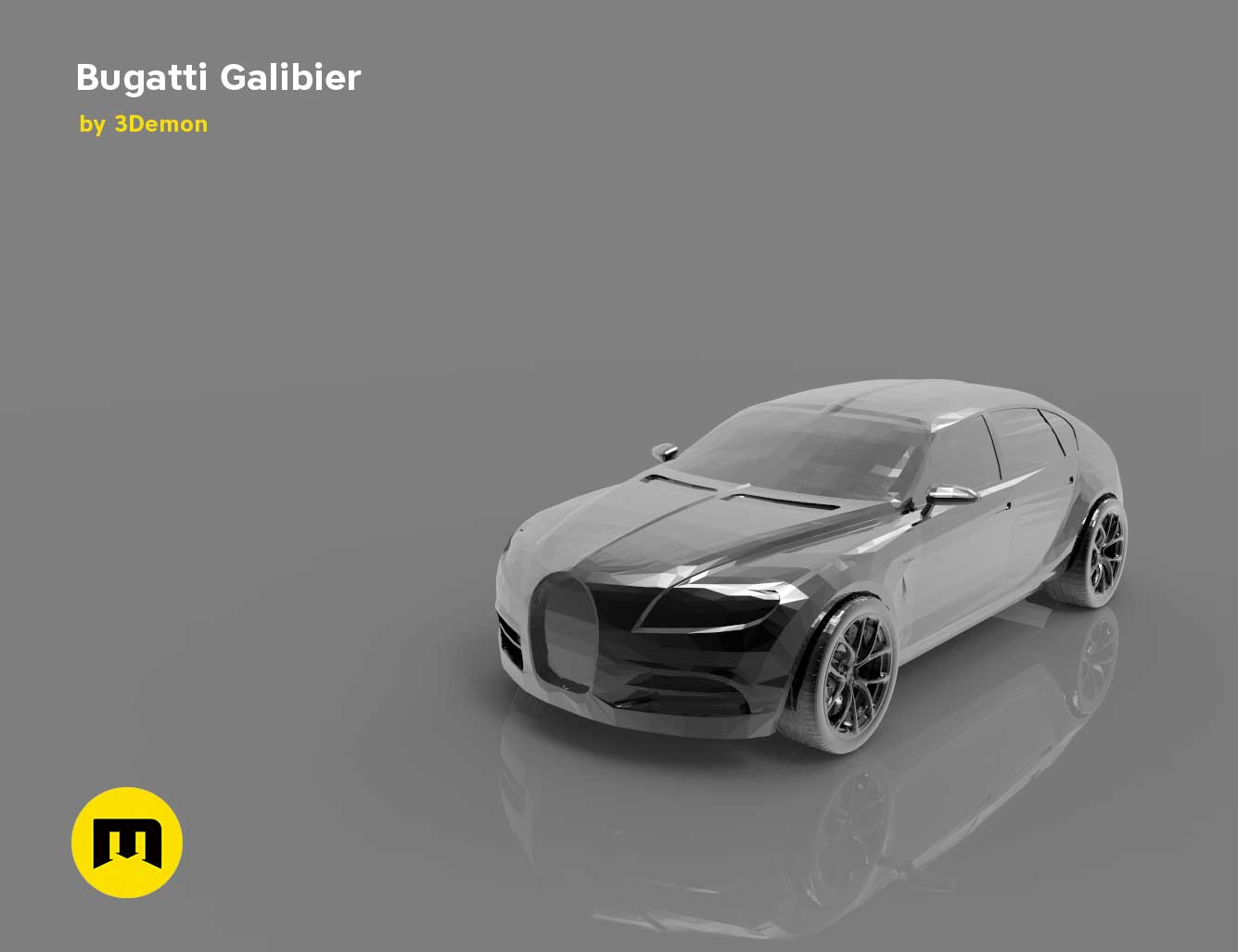 Download 3d Printer Templates A Four Seat Concept Car Bugatti