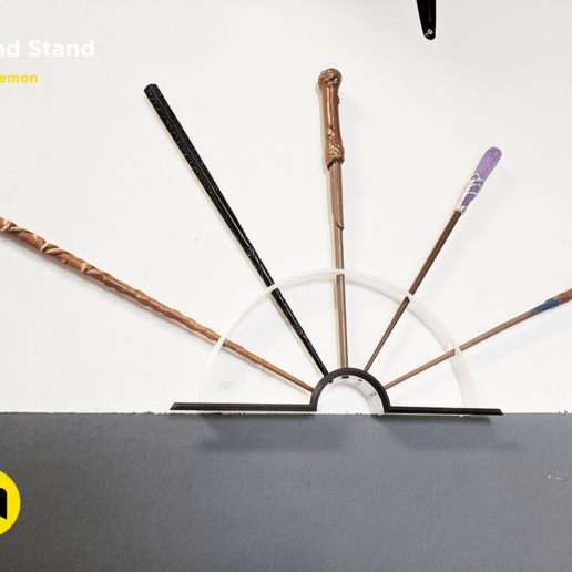 Download free STL files Open Book Harry Potter Wand Stand ・ Cults