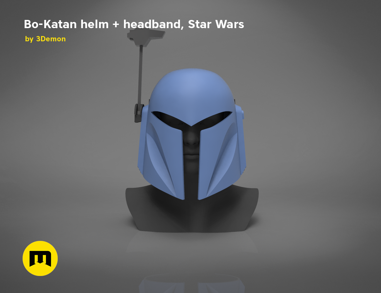 3D file BoKatan Helmet and Headband Starwars 🪖・Template to download