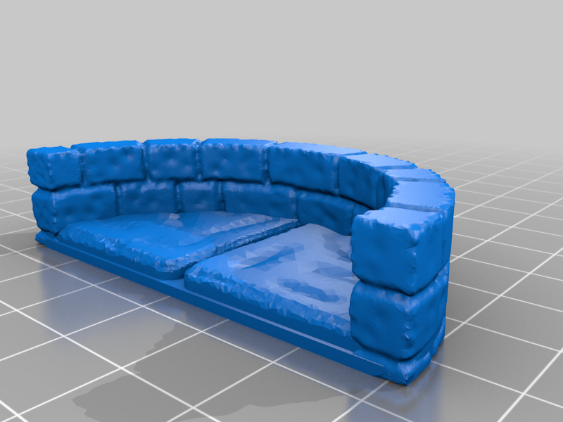 Free 3D file True Tiles Dungeon Curve・3D print design to download・Cults