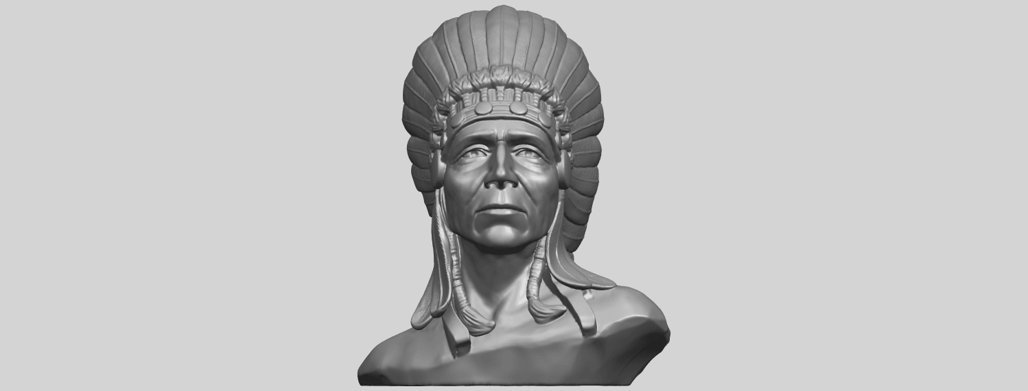 Descargar archivo STL gratis Rojo Indio 03 • Modelo para la impresión