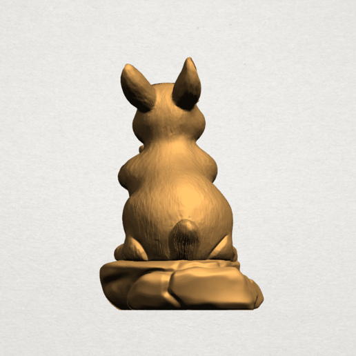 Download free STL file Chinese Horoscope 04 Rabbit ・ Cults