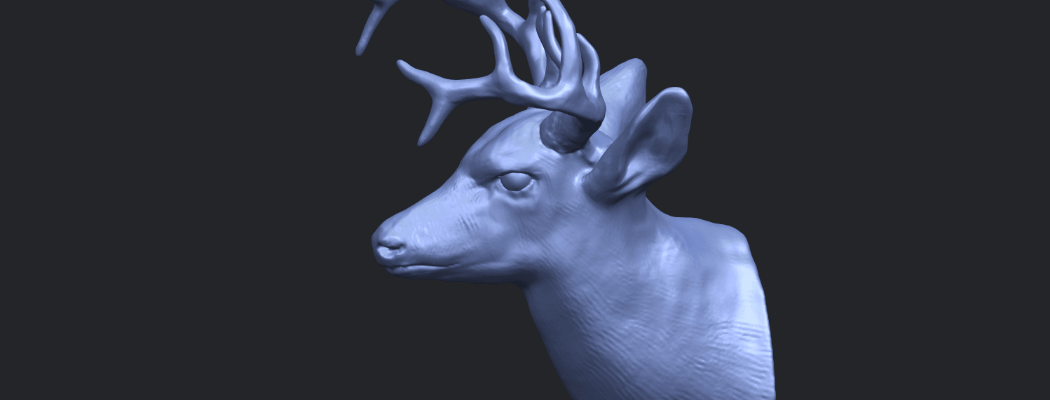 Free 3D file Deer Head 🦌・Template to download and 3D print・Cults