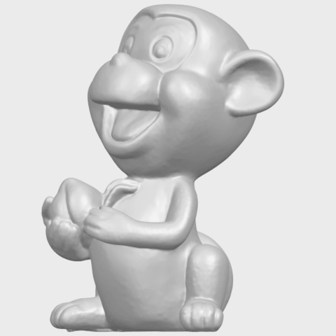 Download free 3D printing templates Cute Monkey ・ Cults