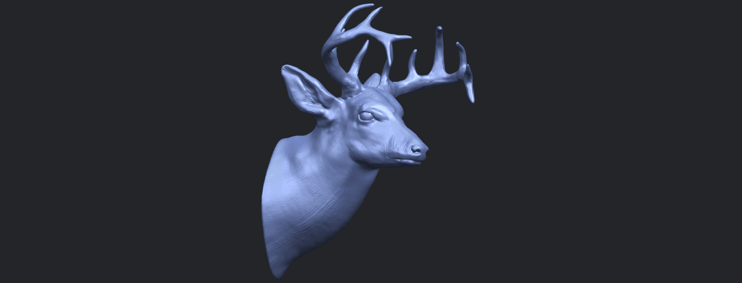 Free 3D file Deer Head 🦌・Template to download and 3D print・Cults