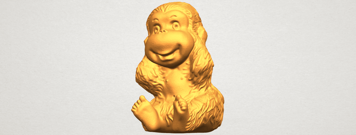 Free 3D file Monkey A02・3D print design to download・Cults