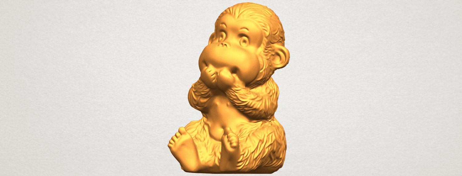 Free 3D file Monkey A04・3D printing template to download・Cults