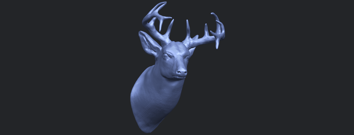 Free 3D file Deer Head 🦌・Template to download and 3D print・Cults