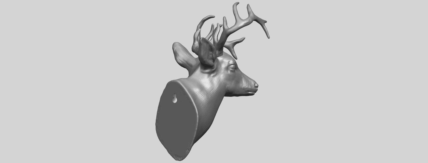 Free 3D file Deer Head 🦌・Template to download and 3D print・Cults
