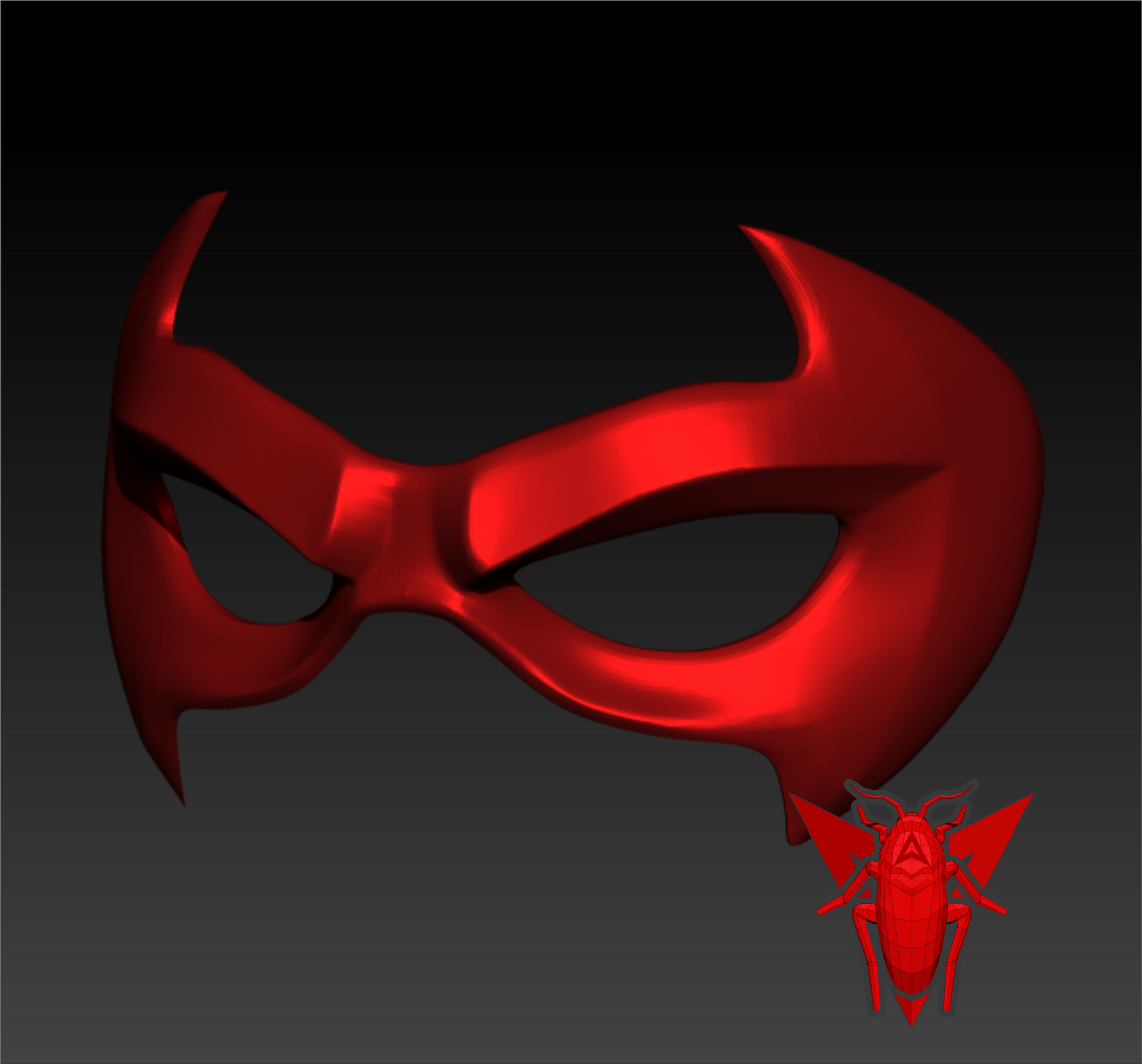 STL file Red Hood Mask / Antifaz Red Hood.・Model to download and 3D ...