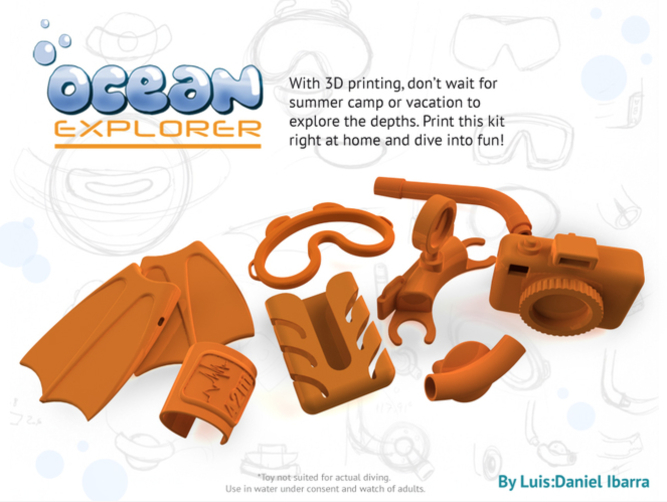 Free STL file Ocean Explorer 🌊・3D print object to download・Cults