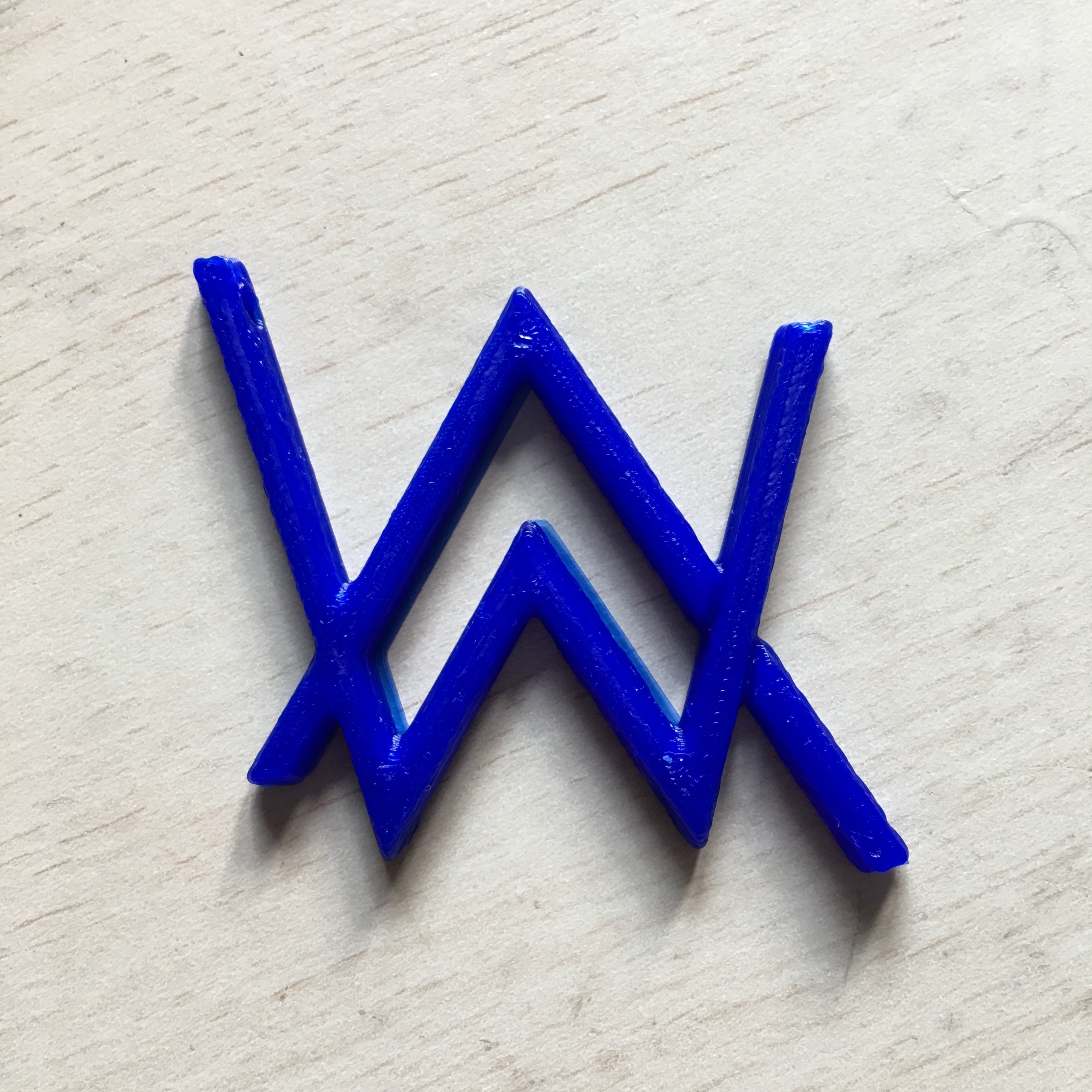 Download Free Stl File Alan Walker Logo Object To 3d Print Cults