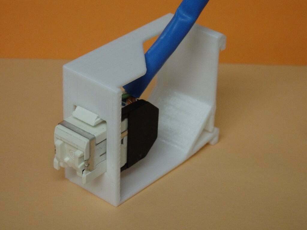 Free STL file Support for RJ45 modular core - 3M / Support modulaire ...