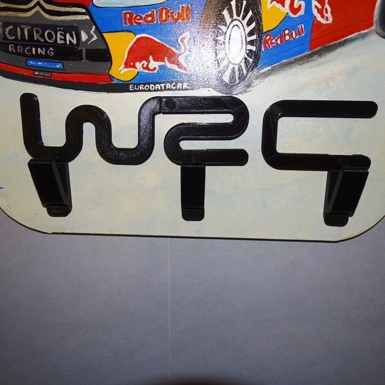 Free 3D file Rallye WRC coat rack 🧥・3D printing idea to download・Cults