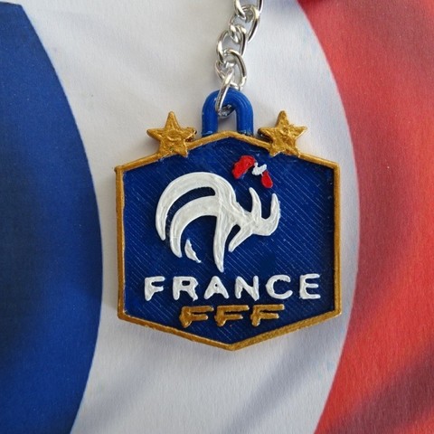 Porte-cl/é /Équipe de France logo FFF