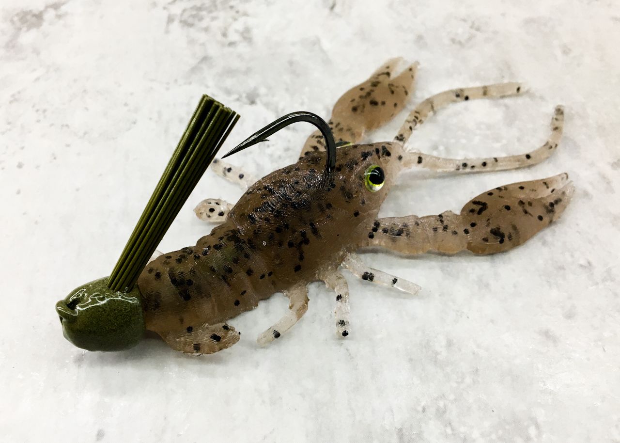 STL file Crayfish Fishing Lure Open Pour Mold 🎣・3D printable model to