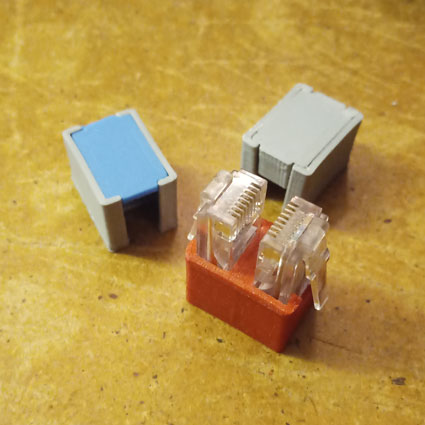 STL-Datei STRAP RJ45, ZUCKER RJ45, JUMPER RJ45, KLAMMER RJ45... 📱 ...
