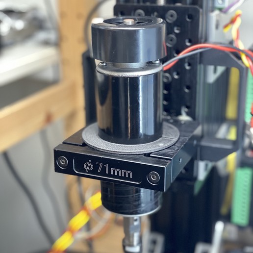 Download free STL file OpenBuilds 71mm Spindle Mount to Makita Router ...