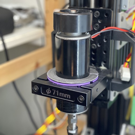 Download free STL file OpenBuilds 71mm Spindle Mount to Makita Router ...