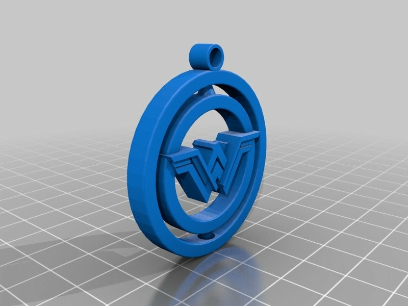 Free STL file WonderWomanGinbleKeyChain 🗝️・3D printable object to download・Cults
