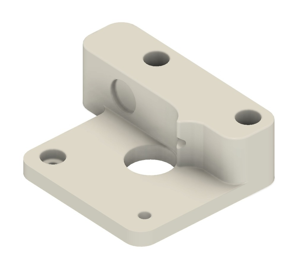 Free 3D file Alfawise U20 extruder guide for TPU/TPE flexible filament ...