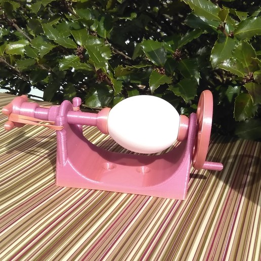 Download 3D printer designs Easter Egg Decorating Lathe ・ Cults