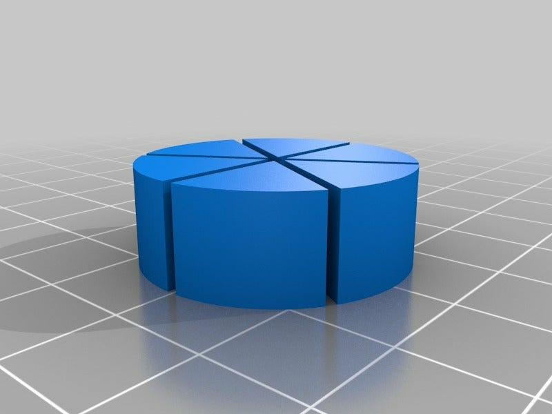 Pie Triangle Model Example STL file Trivial pursues
