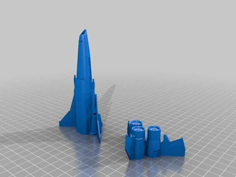 Free STL file Battlestar Galactica - Viper Mark 2 V6 🔧・Model to ...
