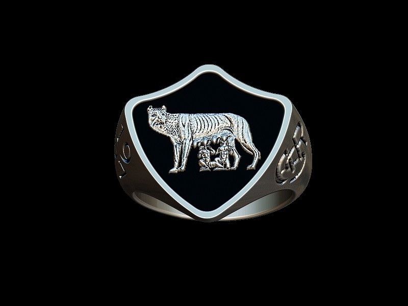 Файл 3D AS Roma vintage ring・3D-печатная модель для загрузки・Cults