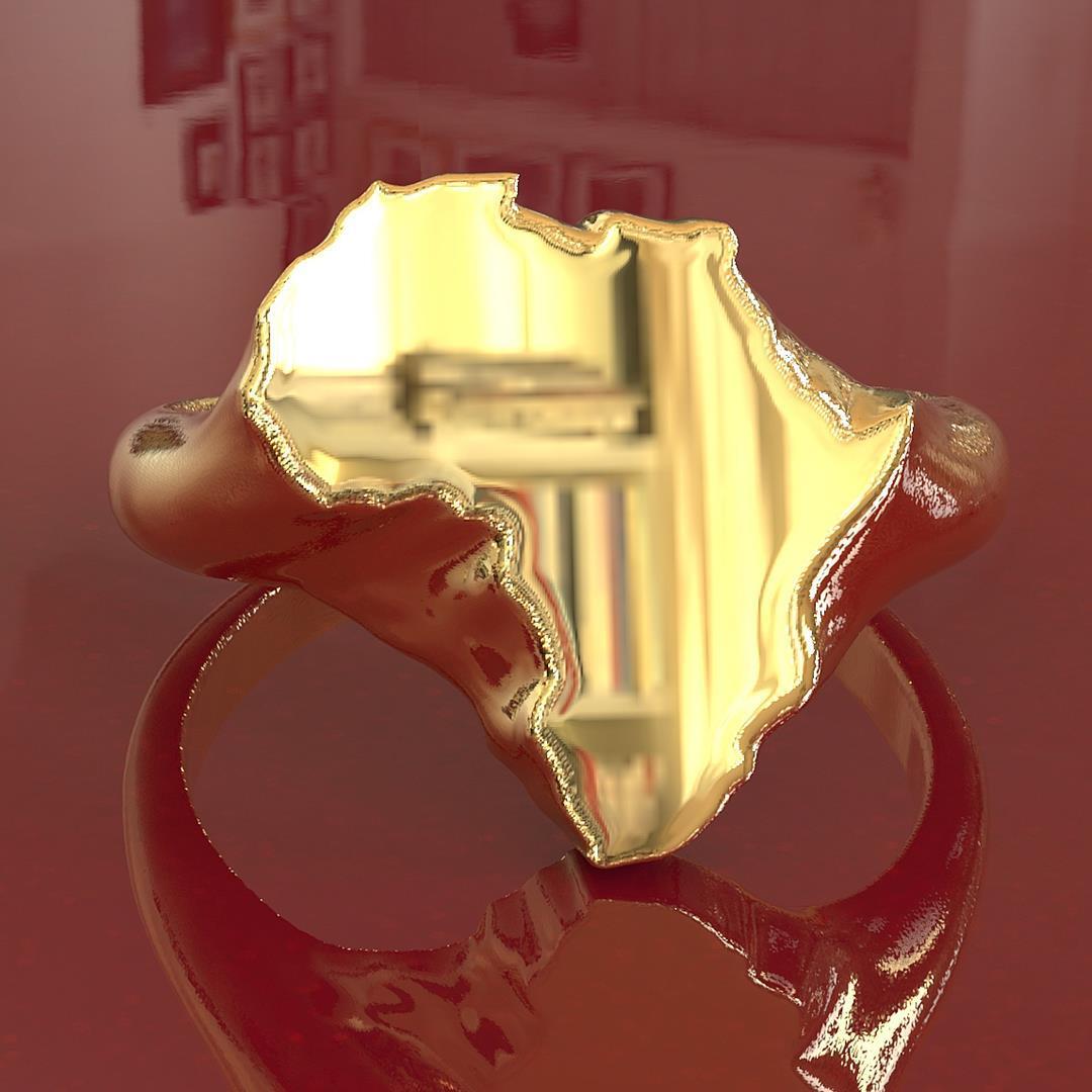 Файл 3D African Ring・Шаблон для 3D-печати для загрузки・Cults