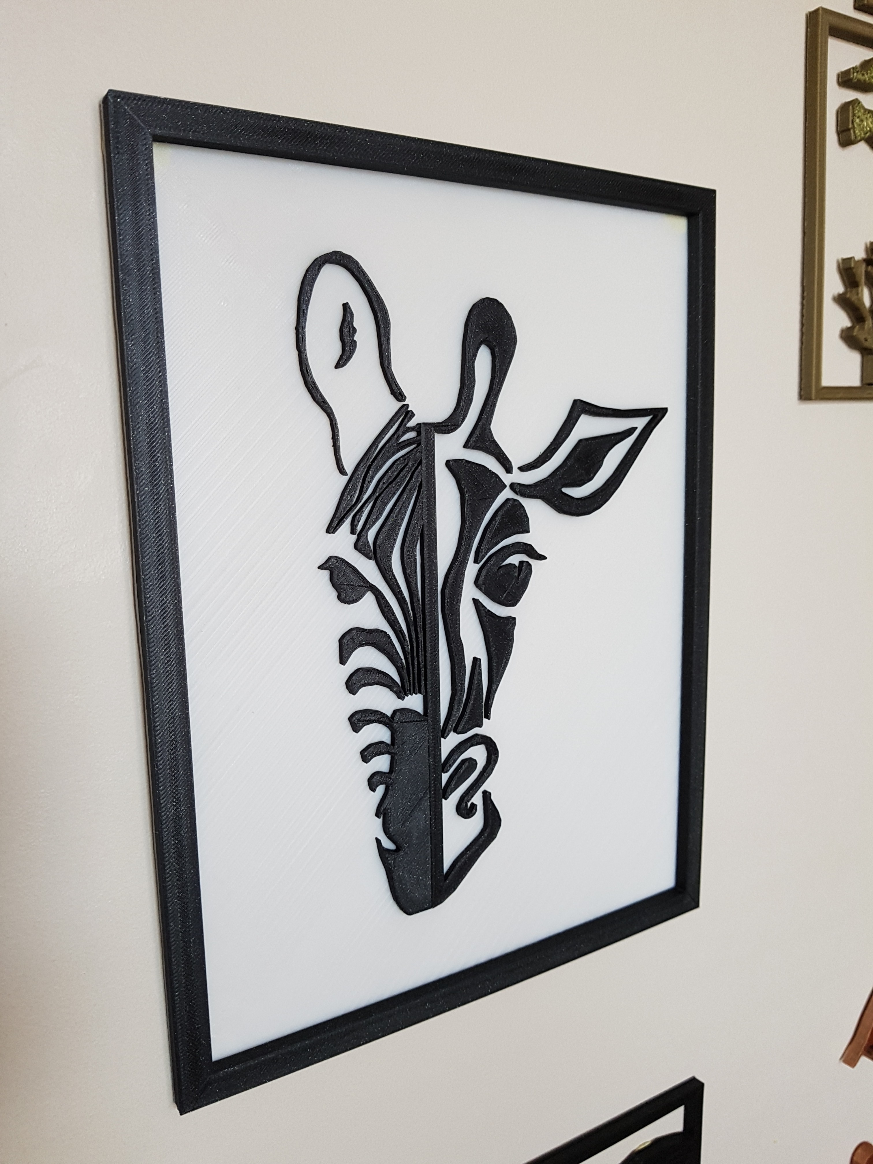 A Giraffe And Cover Half