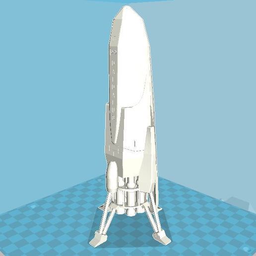 Download STL file Mars rocket • 3D printable model ・ Cults