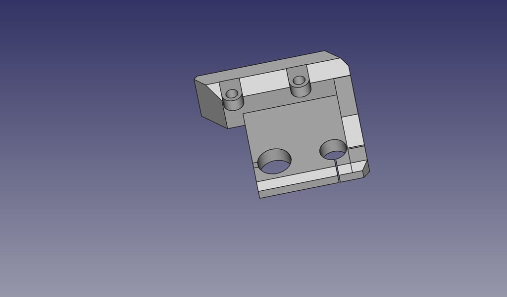 Top Left & Right Z Axis Holder for Hephestos - Anti Screw Wobble 3D model