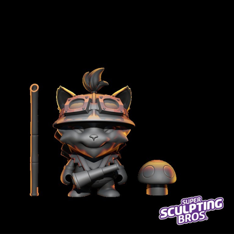 Teemo classic (urban toy style) from league of legends