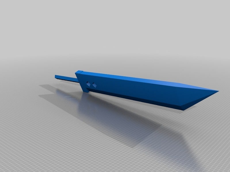 Free STL file Cloud lowpoly with buster sword ☁️・3D printable model to ...