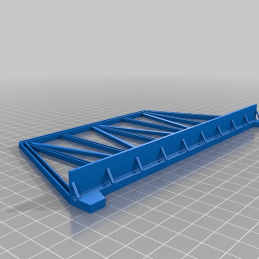 Download free STL file HO SCALE Modular Truss Bridge • 3D print object
