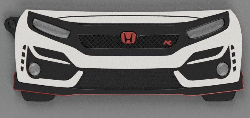 Type R Stl Archivo STL gratis Honda Tipo R - Llavero 👽・Plan imprimible en 3D para ...