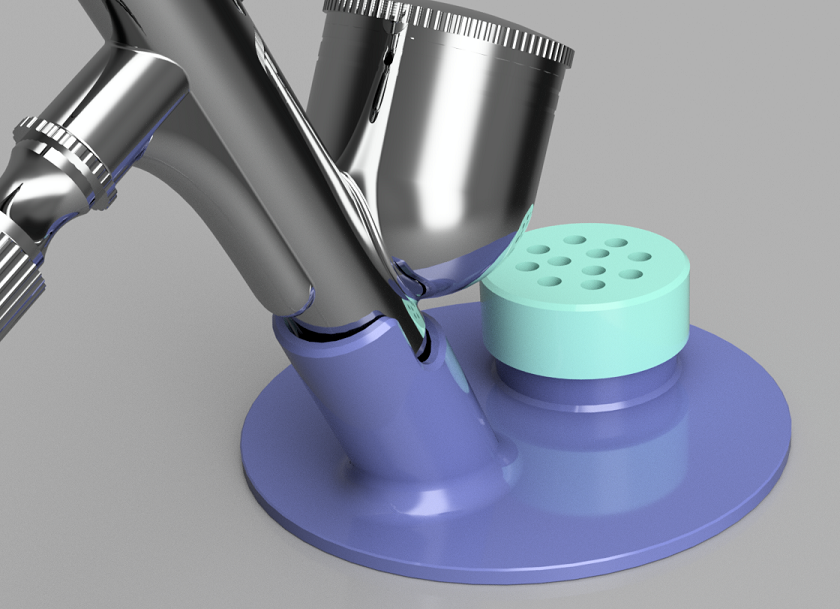 Free STL file Master Airbrush G23/G233 cleaner 66mm mason jar・Design to