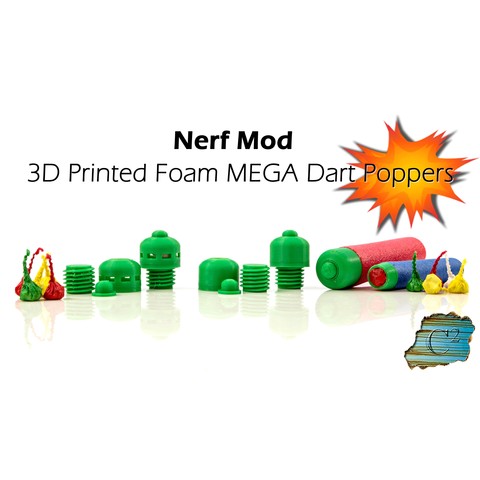 Nerf MEGA Explosive Tips - Party Snap Foam Dart Tips