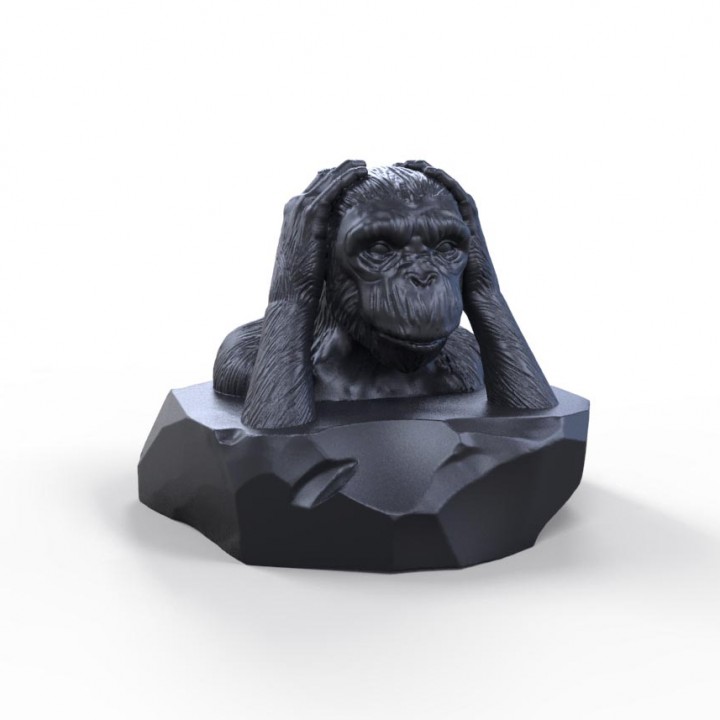 STL file Three Wise Monkeys Set 🎨・3D printable model to download・Cults