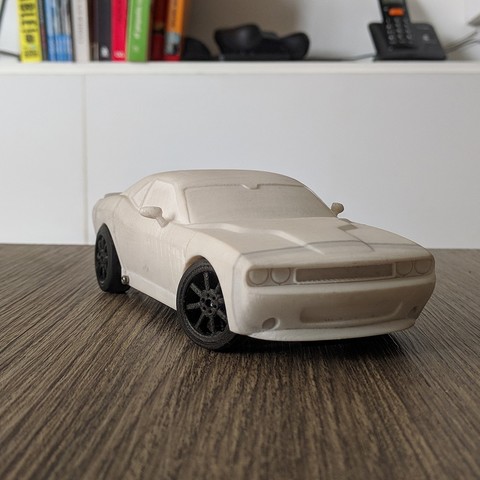 Dodge Challenger Bodie for OpenZ 1:28 RC Chassis V3b