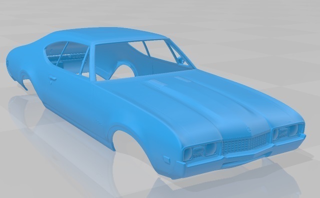 3D file Oldsmobile 442 Cutlass Printable Body Car・3D printer design to ...