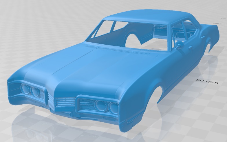 3D file Oldsmobile 88 Delmont Sedan 1967 Printable Body Car・3D printing ...