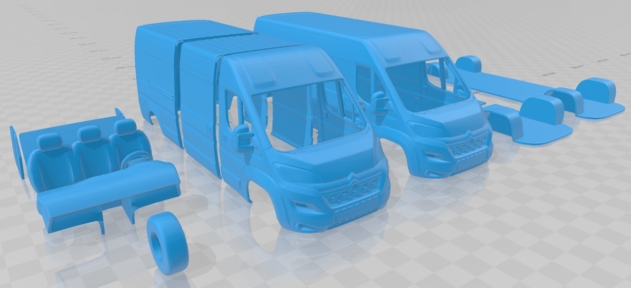 3D file Citroen Jumper Panel Van 2015 Printable・3D printing idea to ...