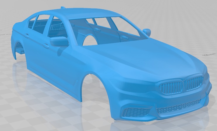 3D file BMW M5 G30 Sedan Performance 2017 Printable Body Car・3D print ...